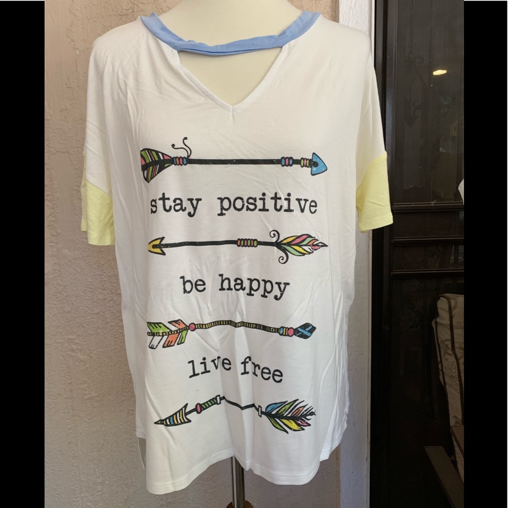 🌟SALE🌟Positive Message Top